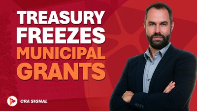 Treasury freezes municipal grants