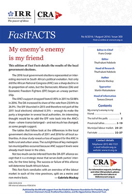 My enemy’s enemy is my friend - August 2016