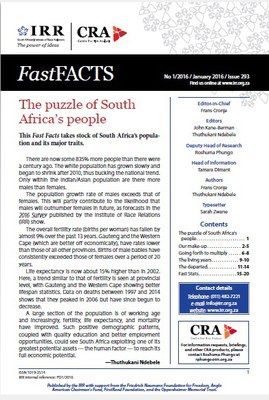 The puzzle of South Africa's people  – January 2016