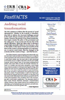 Auditing racial transformation – January 2017