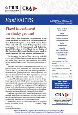 Fixed investment on shaky ground – June 2017